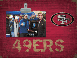 San Francisco 49ers Team Name Clip Frame