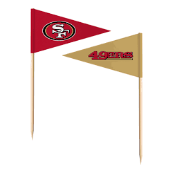 San Francisco 49ers Toothpick Flags