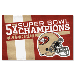 San Francisco 49ers Ulti-Mat Rug - 5ft. x 8ft.