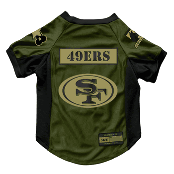 San Francisco 49ers Valor Pet Stretch Jersey - XL