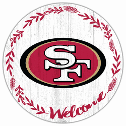San Francisco 49ers Welcome 12in Circle