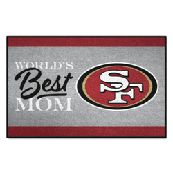 San Francisco 49ers World's Best Mom Starter Mat Accent Rug - 19in. x 30in.