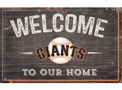 San Francisco Giants 11x19 Welcome to our Home Sign