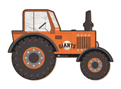 San Francisco Giants 12" Tractor Cutout Sign