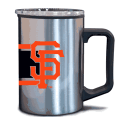 San Francisco Giants 15oz Stripe Plastic Wall Stainless Mug