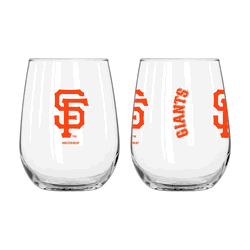 San Francisco Giants 16oz Gameday Curved Beverage Glass