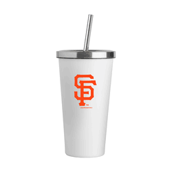 San Francisco Giants 20oz Logo Stainless Straw Tumbler