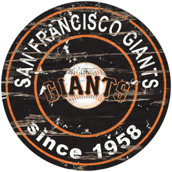 San Francisco Giants 24" Established Date Round Sign