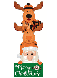 San Francisco Giants 31" Santa Stack Leaner