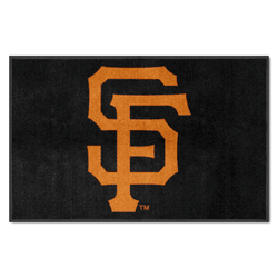 San Francisco Giants 4X6 High-Traffic Mat with Durable Rubber Backing - Landscape Orientation