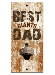 San Francisco Giants Best Dad Bottle Opener  Wood Sign