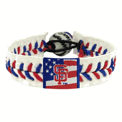 San Francisco Giants Bracelet Stars and Stripes Baseball CO