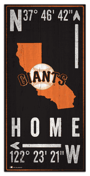 San Francisco Giants Coordinate 6x12 Sign