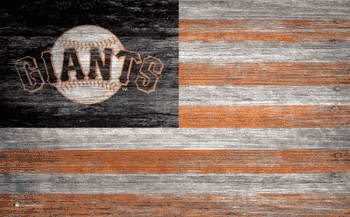 San Francisco Giants Distressed Flag 11x19