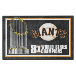 San Francisco Giants Dynasty 4ft. x 6ft. Plush Area Rug