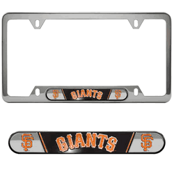 San Francisco Giants Embossed License Plate Frame, 6.25in x 12.25in