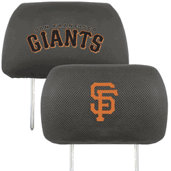 San Francisco Giants Embroidered Head Rest Cover Set - 2 Pieces