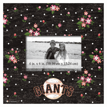 San Francisco Giants Floral 10x10 Frame