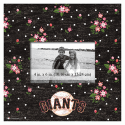 San Francisco Giants Floral 10x10 Frame