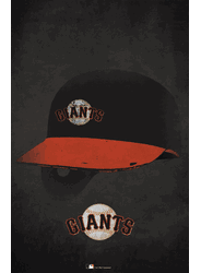 San Francisco Giants Ghost Helmet 17x26