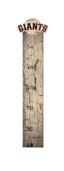 San Francisco Giants Growth Chart Sign 6x36