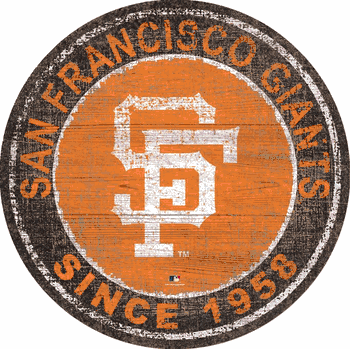 San Francisco Giants Heritage Logo Round Sign