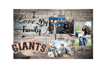San Francisco Giants I Love my Family Clip Frame