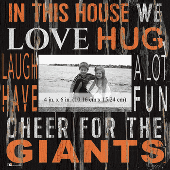 San Francisco Giants In this House 10x10 Frame
