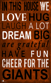 San Francisco Giants In This House Sign
