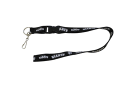 San Francisco Giants Lanyard - Breakaway with Key Ring - Blackout