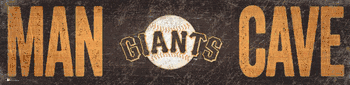 San Francisco Giants Man Cave 6x24 Sign