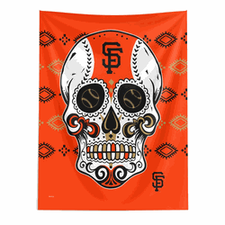 San Francisco Giants MLB Candy Skull Wall Hanging