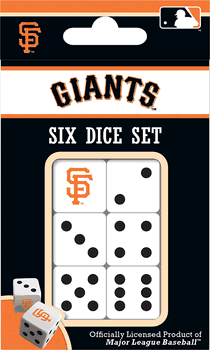 San Francisco Giants MLB Dice Set
