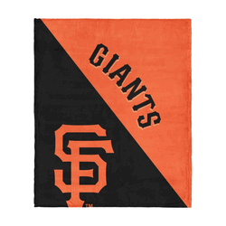 San Francisco Giants MLB Halftone Silk Touch Throw Blanket 46x60 inches