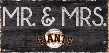 San Francisco Giants Mr. & Mrs. Sign