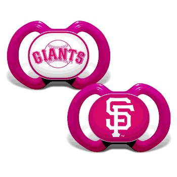 San Francisco Giants Pacifier 2-Pack - Pink