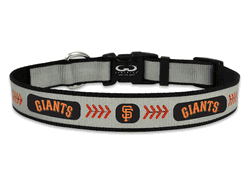 San Francisco Giants Pet Collar Reflective Baseball Size Large CO