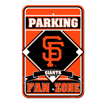 San Francisco Giants Plastic Parking Sign