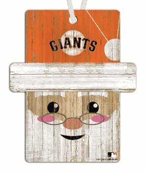 San Francisco Giants Santa Ornament