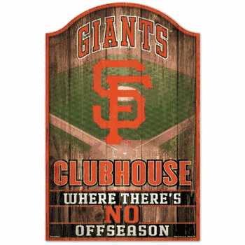 San Francisco Giants Sign 11x17 Wood Fan Cave Design