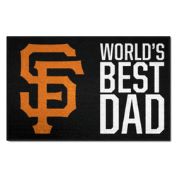 San Francisco Giants Starter Mat Accent Rug - 19in. x 30in. World's Best Dad Starter Mat