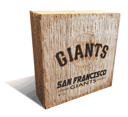 San Francisco Giants Team Logo Block 6X6