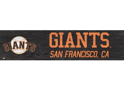 San Francisco Giants Team Name 6x24 Sign