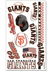 San Francisco Giants Temporary Tattoos