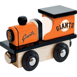 San Francisco Giants Wood Train Engine