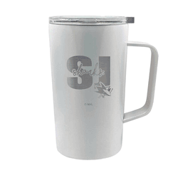 San Jose Sharks 18oz Hustle Travel Mug