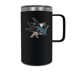 San Jose Sharks 18oz Hustle Travel Mug