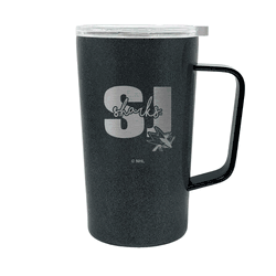 San Jose Sharks 18oz Onyx Hustle Travel Mug