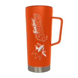 San Jose Sharks 18oz Roadie Tumbler with Handle