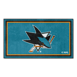San Jose Sharks 3ft. x 5ft. Plush Area Rug